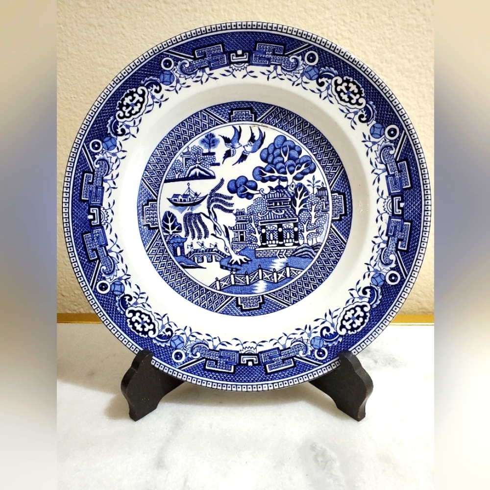 Washington Old Willow England Blue Plate
